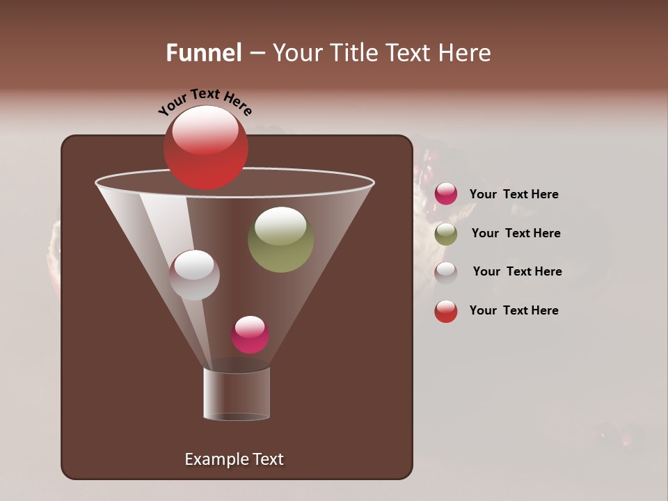 Gorgeous Broken Pomegranate In Holland's Style Laying On The Craft Paper PowerPoint Template