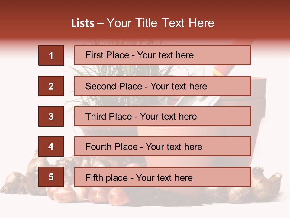 Spring Bulbs PowerPoint Template