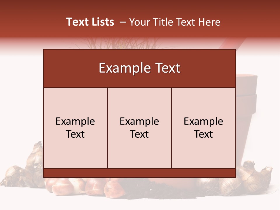 Spring Bulbs PowerPoint Template