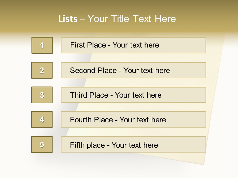 Note With Tack PowerPoint Template