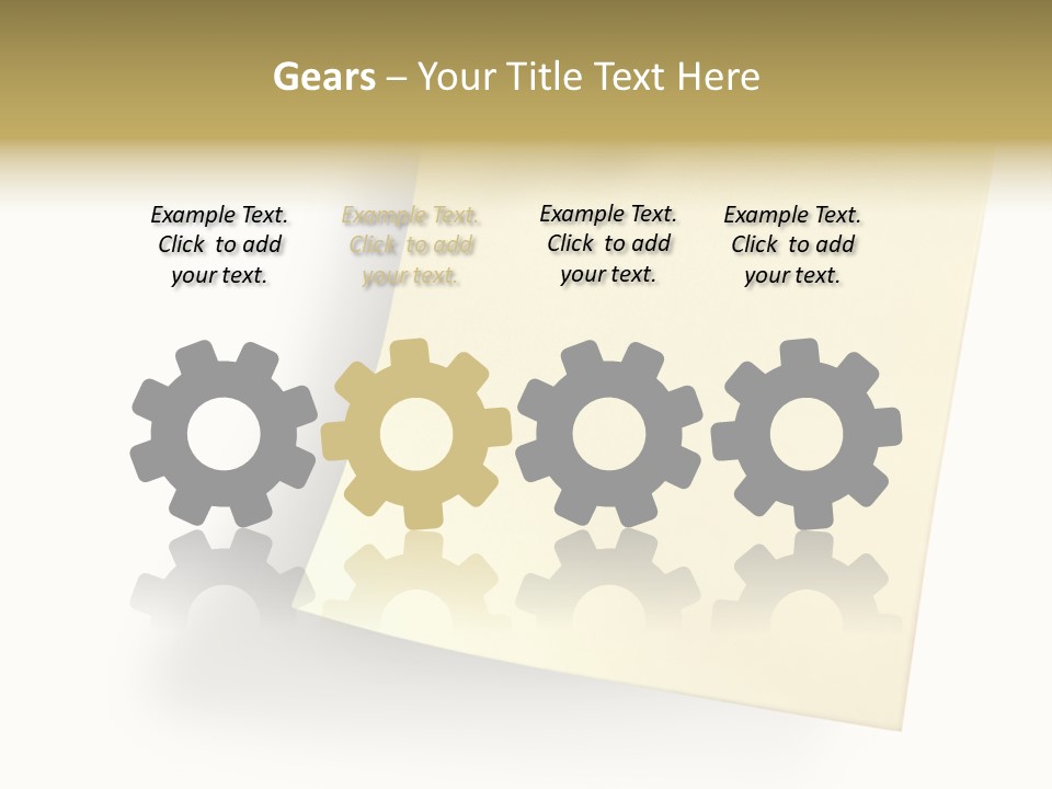 Note With Tack PowerPoint Template