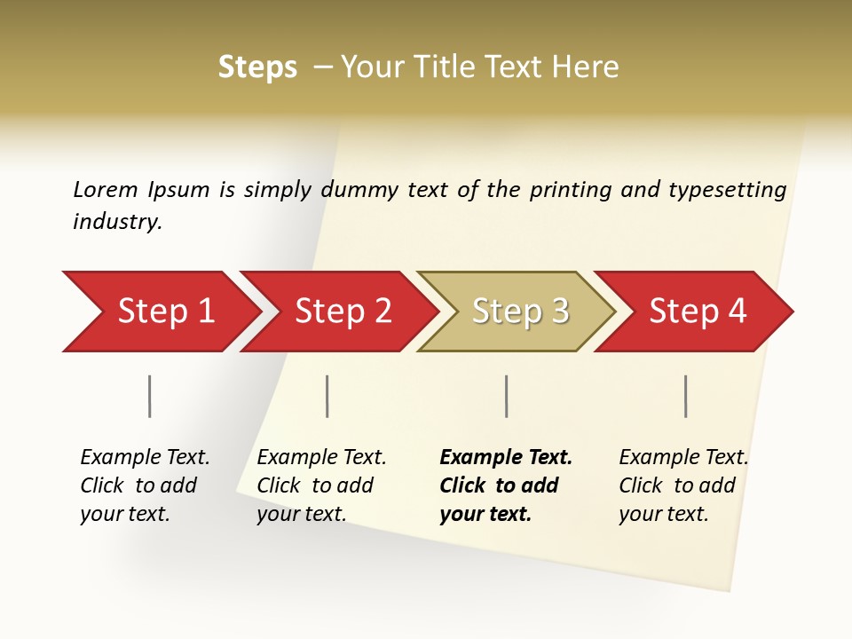 Note With Tack PowerPoint Template