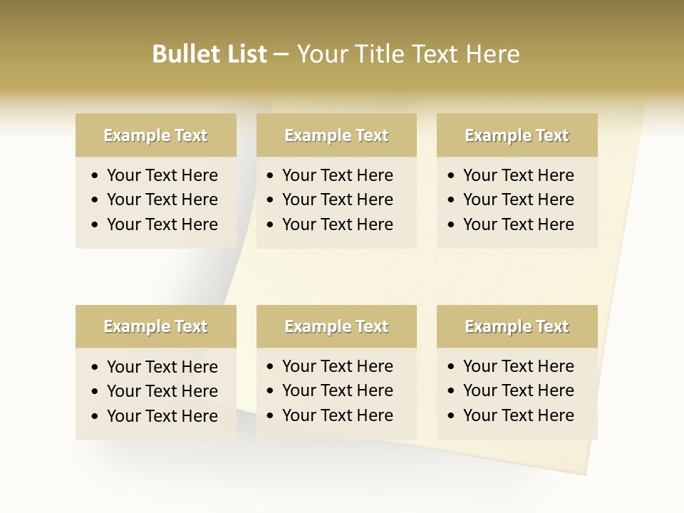 Note With Tack PowerPoint Template