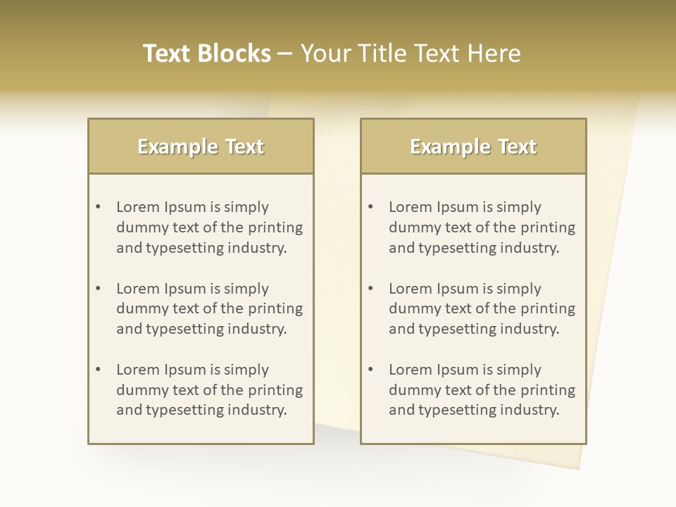 Note With Tack PowerPoint Template