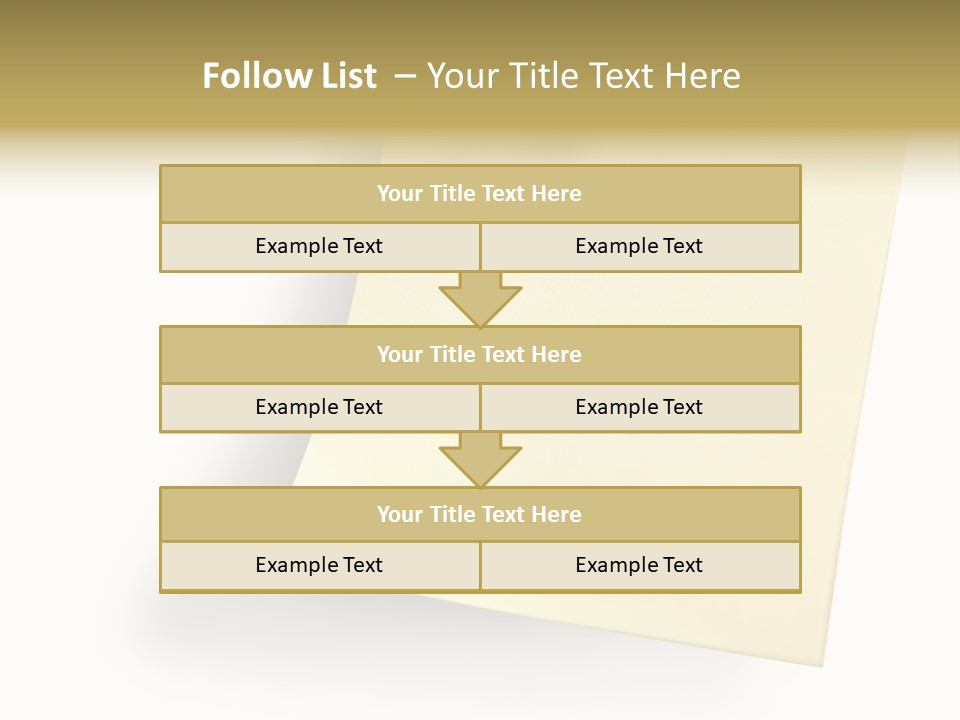 Note With Tack PowerPoint Template