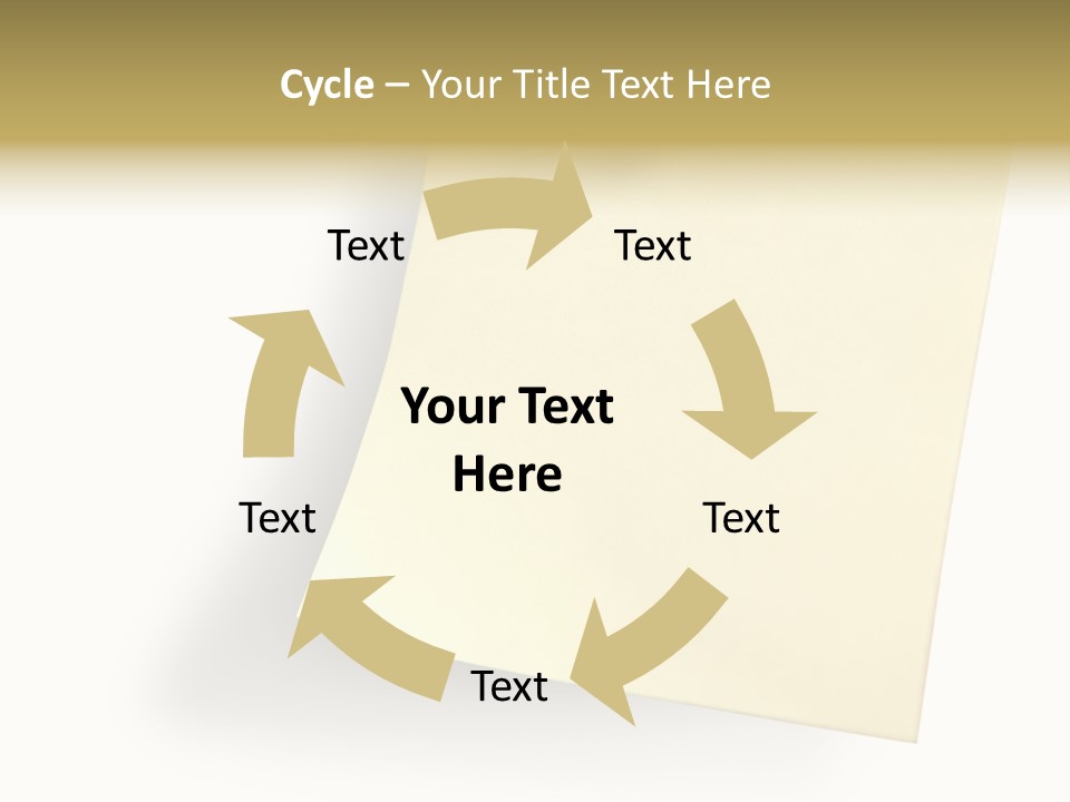 Note With Tack PowerPoint Template