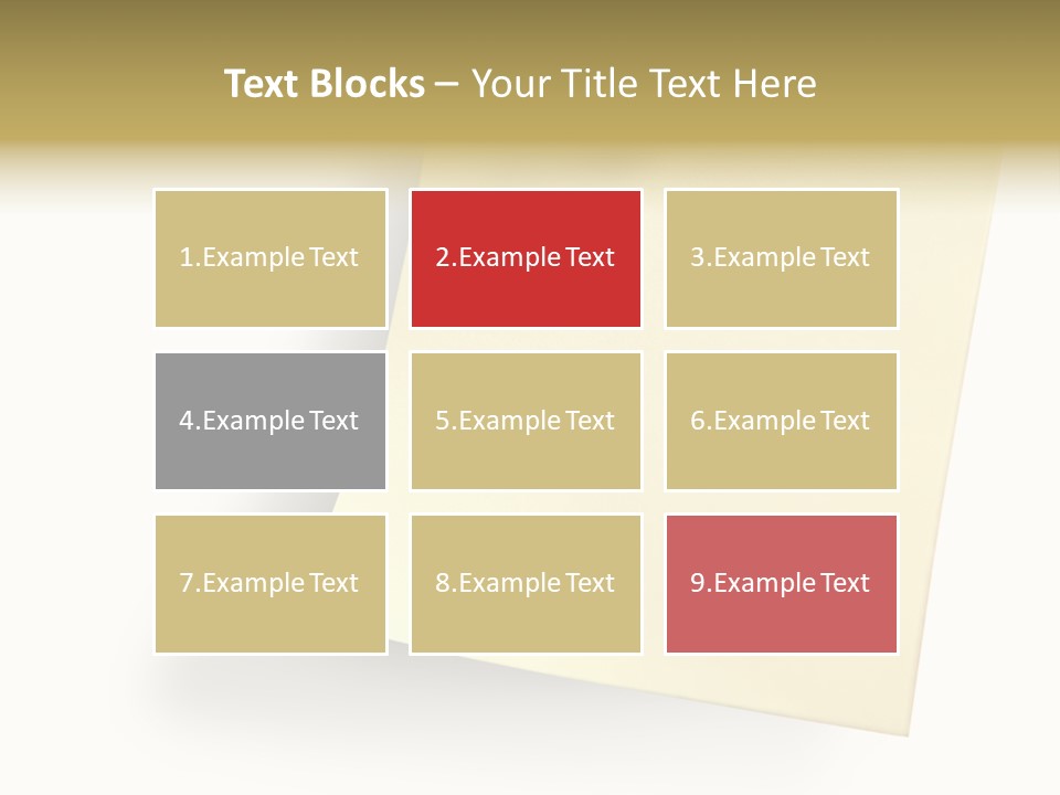 Note With Tack PowerPoint Template