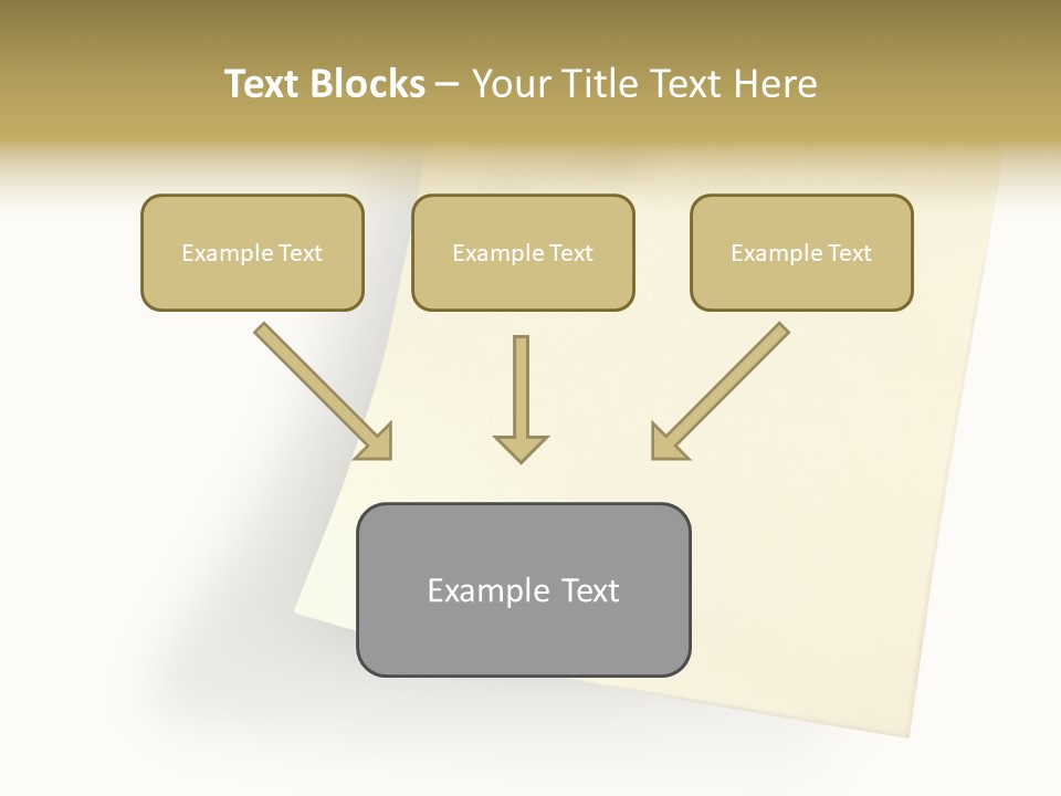 Note With Tack PowerPoint Template