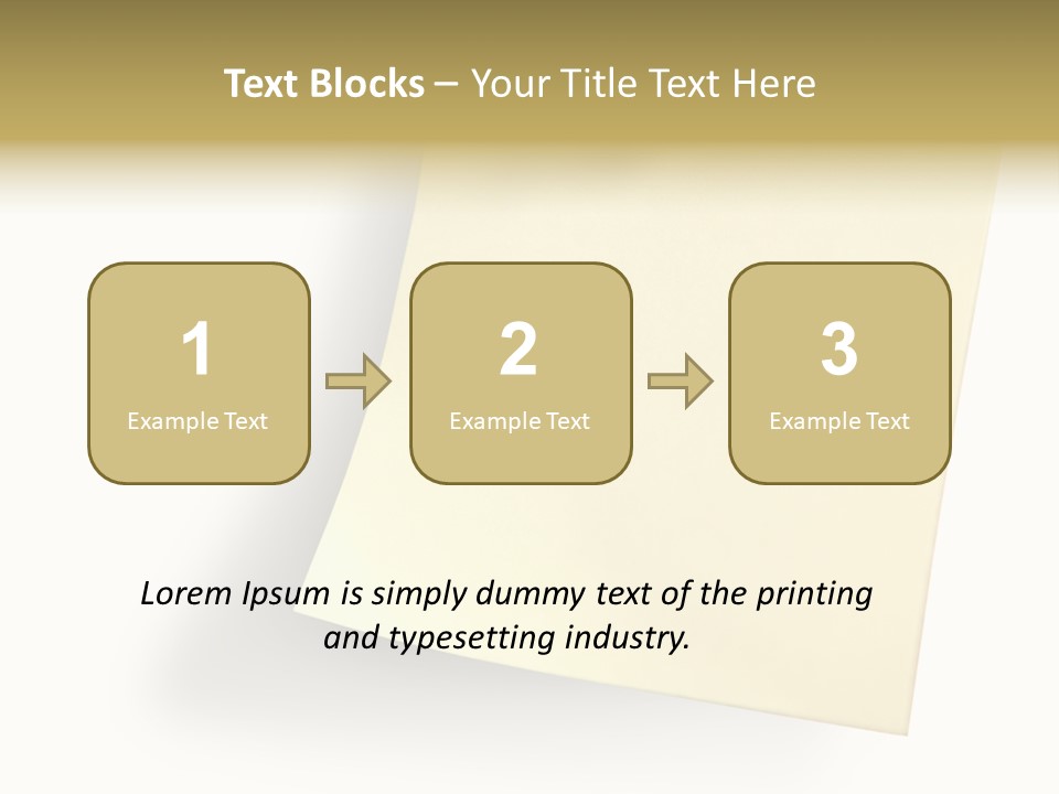 Note With Tack PowerPoint Template