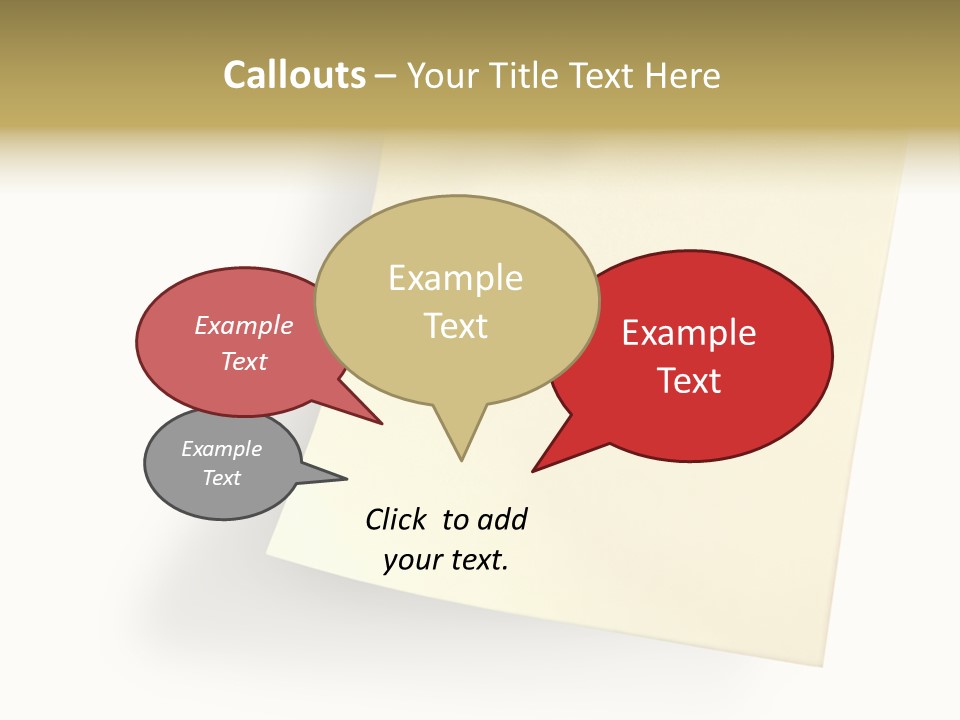 Note With Tack PowerPoint Template