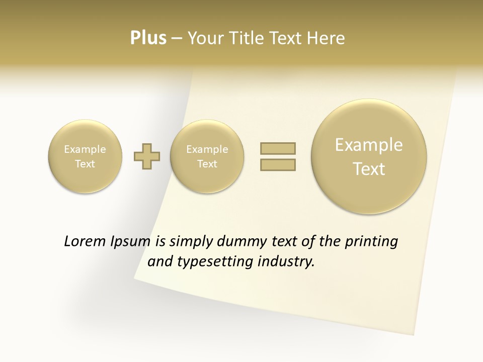 Note With Tack PowerPoint Template