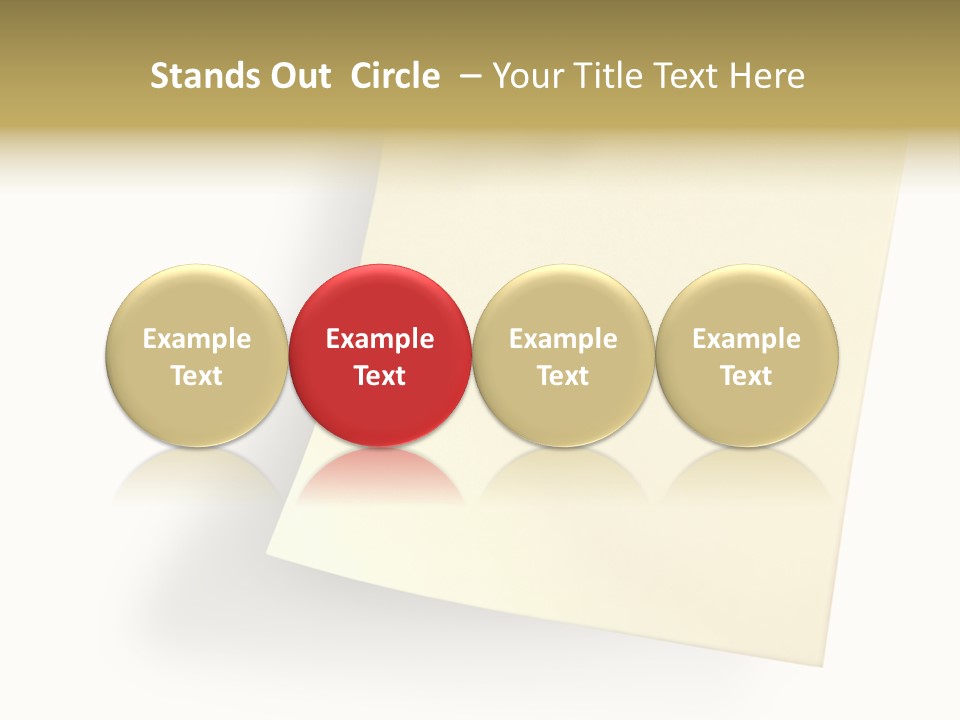 Note With Tack PowerPoint Template