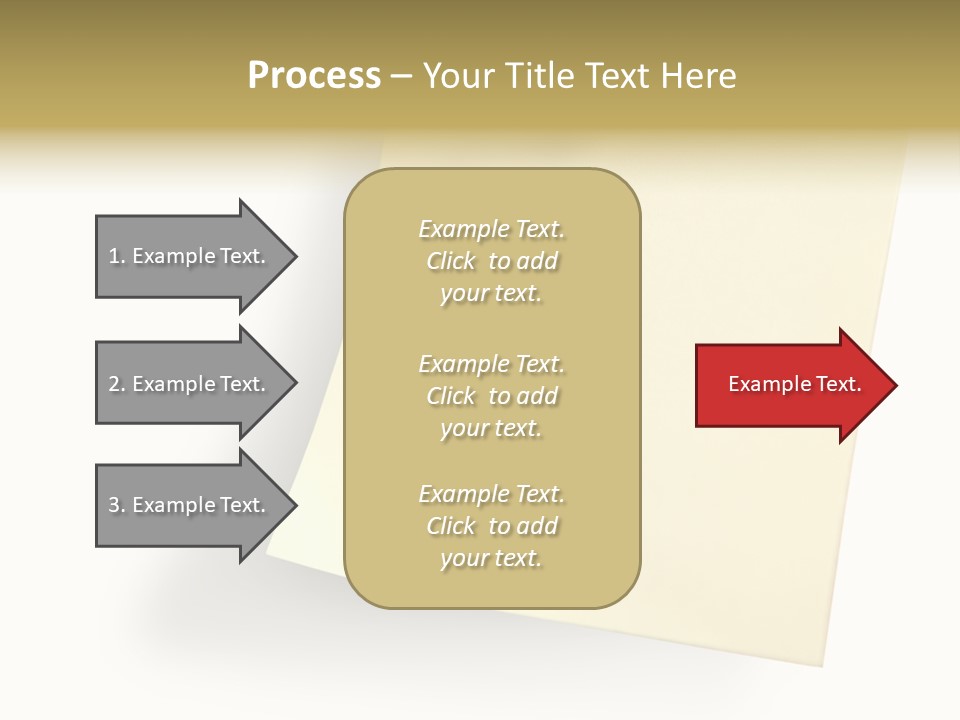 Note With Tack PowerPoint Template