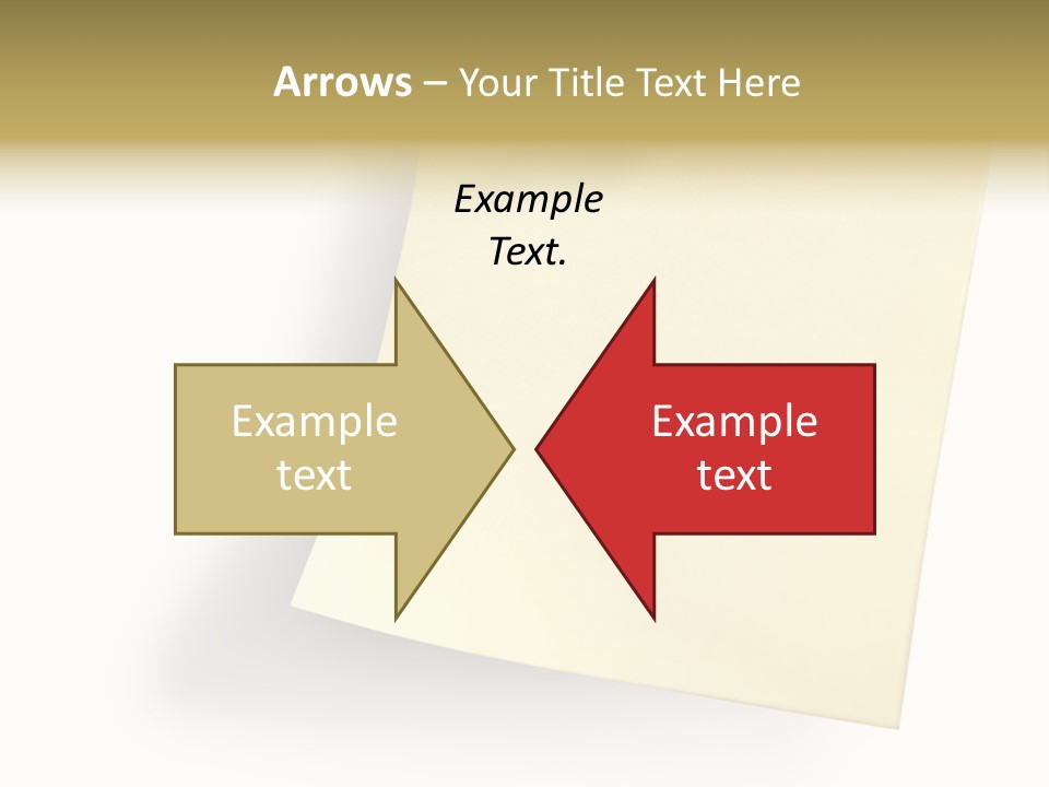 Note With Tack PowerPoint Template