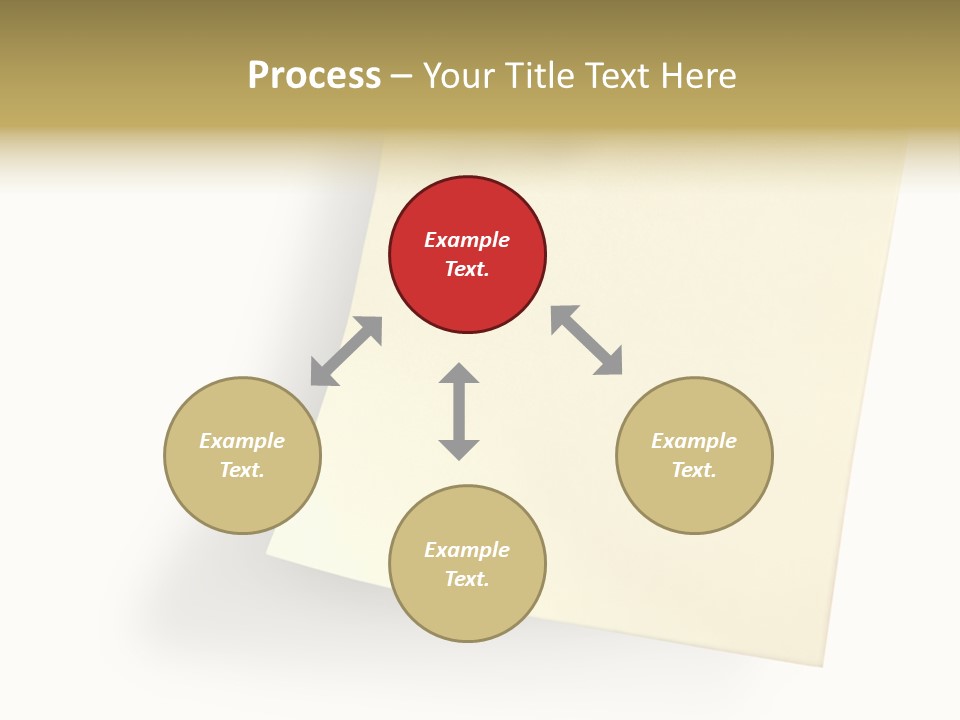 Note With Tack PowerPoint Template