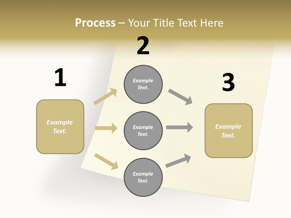 Note With Tack PowerPoint Template