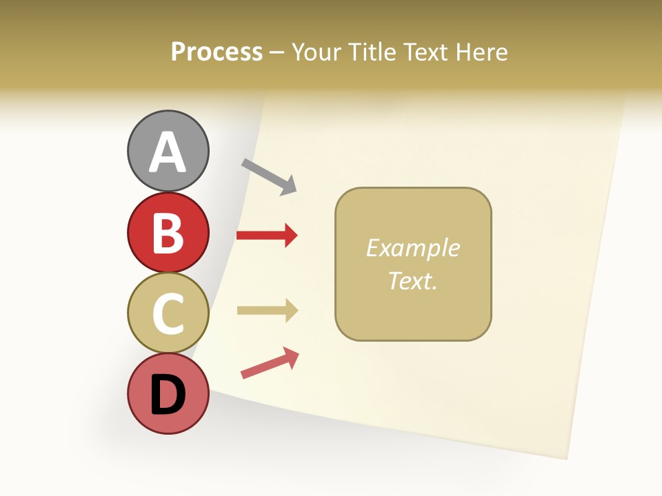 Note With Tack PowerPoint Template