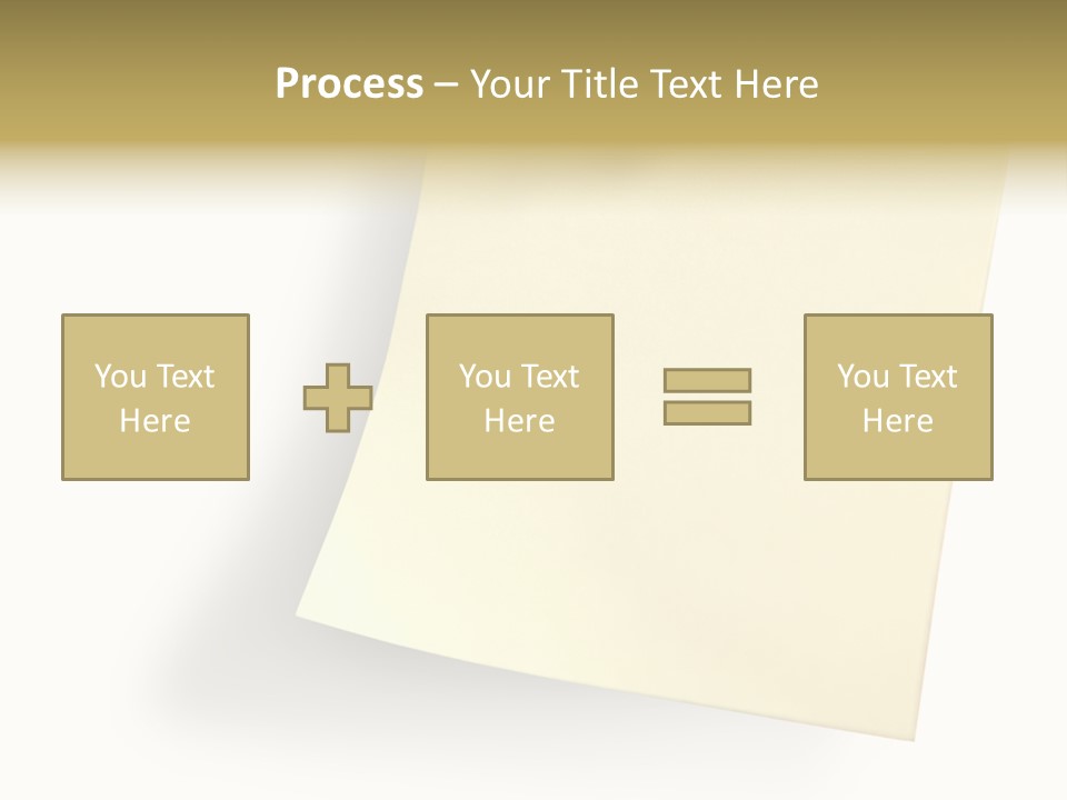 Note With Tack PowerPoint Template