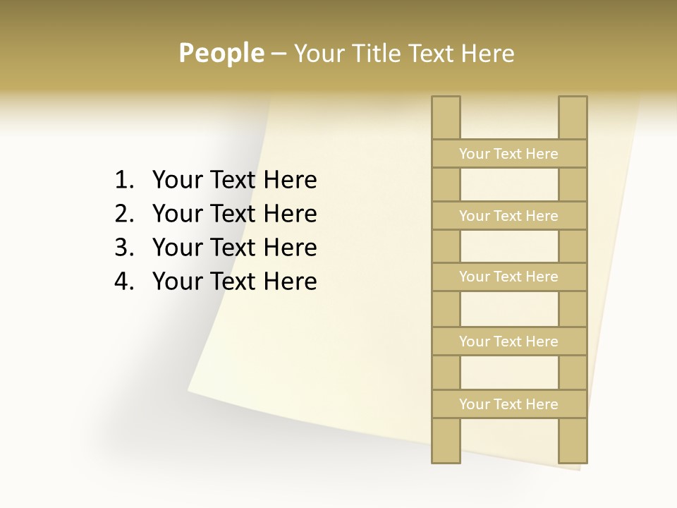 Note With Tack PowerPoint Template