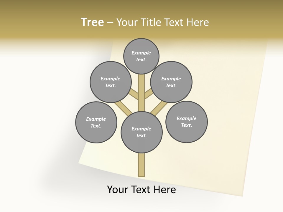 Note With Tack PowerPoint Template