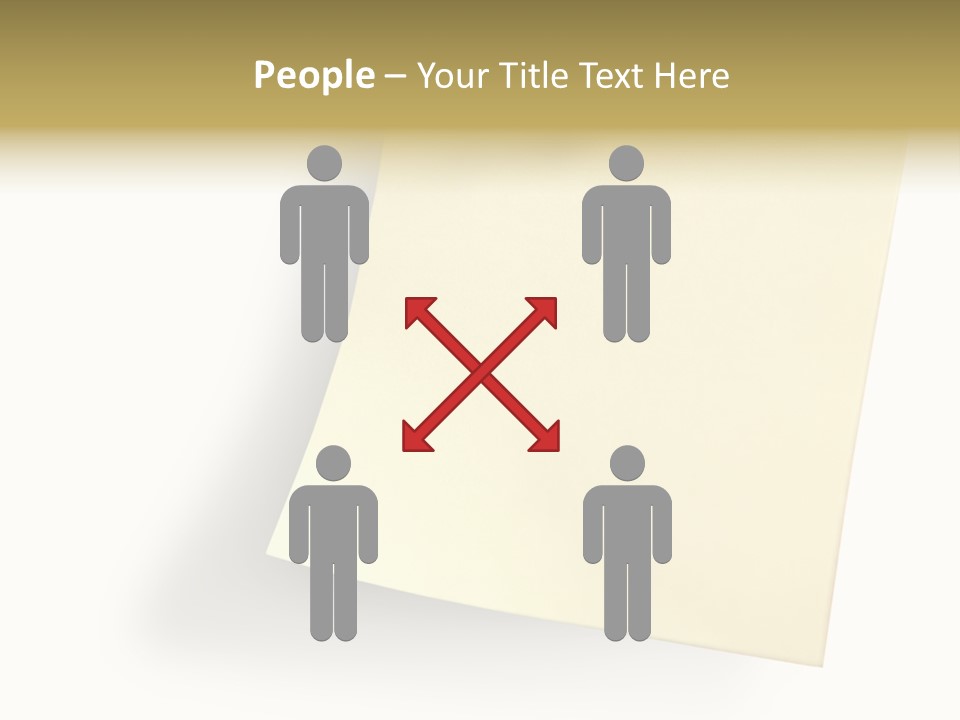 Note With Tack PowerPoint Template