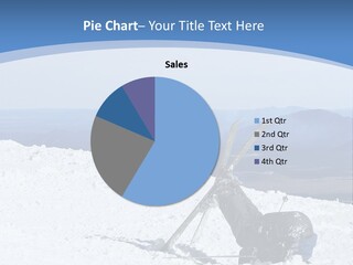 A Skier Buries His Head In The Snow After Failing To Perform A Trick. Great To Show Failure In A Comical Way. PowerPoint Template