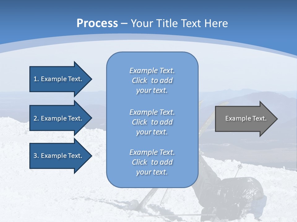 A Skier Buries His Head In The Snow After Failing To Perform A Trick. Great To Show Failure In A Comical Way. PowerPoint Template
