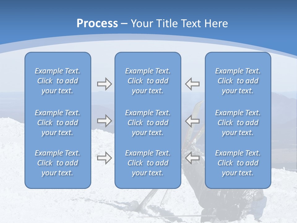 A Skier Buries His Head In The Snow After Failing To Perform A Trick. Great To Show Failure In A Comical Way. PowerPoint Template