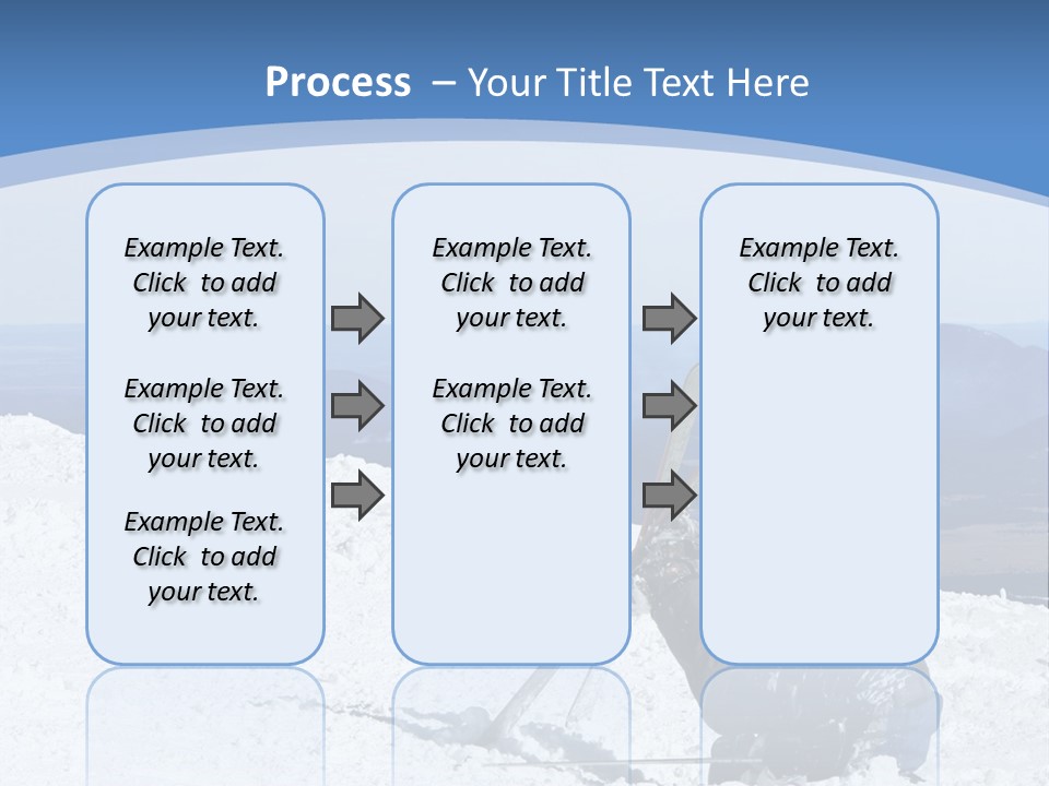 A Skier Buries His Head In The Snow After Failing To Perform A Trick. Great To Show Failure In A Comical Way. PowerPoint Template