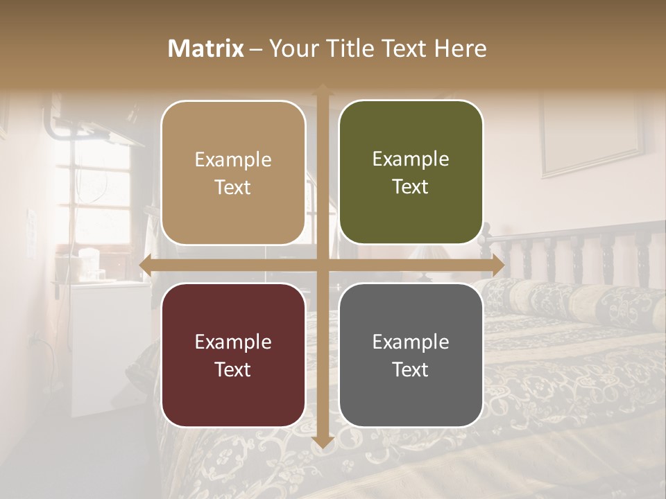 Native Hotel Room Dominican Republic Budget Simple PowerPoint Template