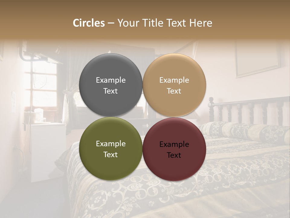 Native Hotel Room Dominican Republic Budget Simple PowerPoint Template