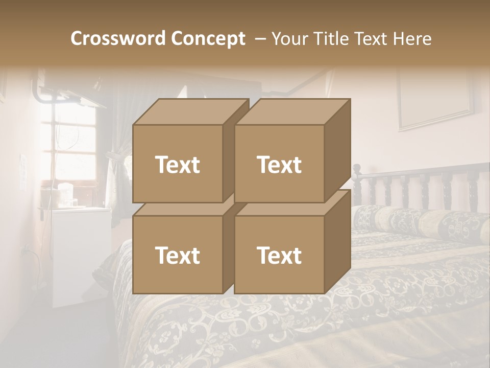 Native Hotel Room Dominican Republic Budget Simple PowerPoint Template