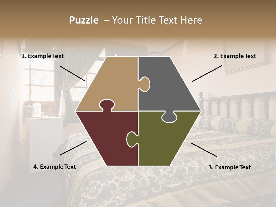 Native Hotel Room Dominican Republic Budget Simple PowerPoint Template