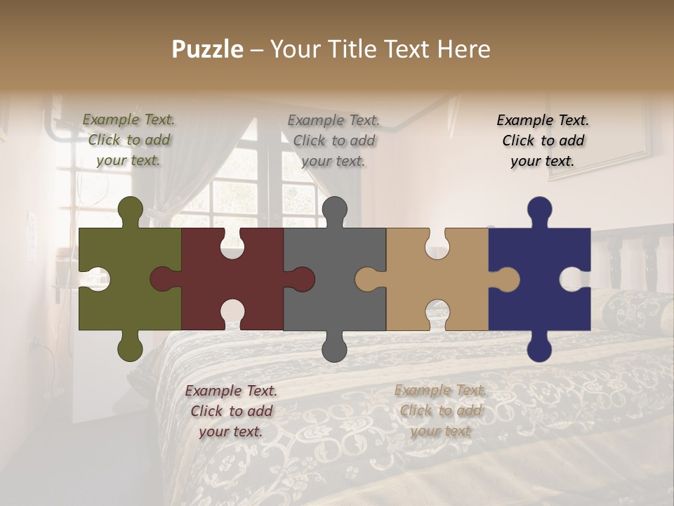 Native Hotel Room Dominican Republic Budget Simple PowerPoint Template