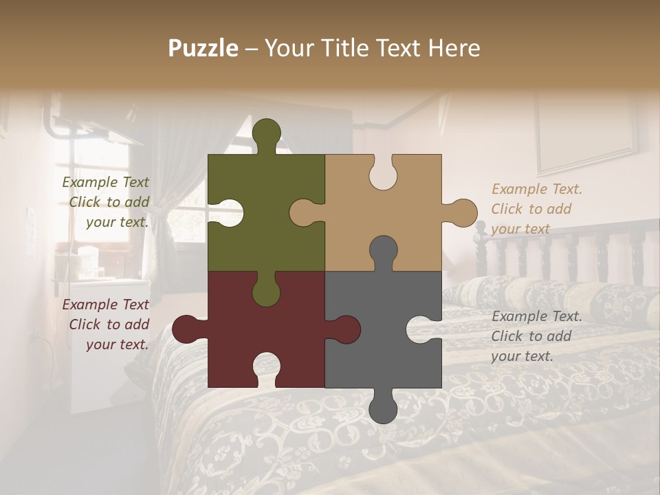 Native Hotel Room Dominican Republic Budget Simple PowerPoint Template