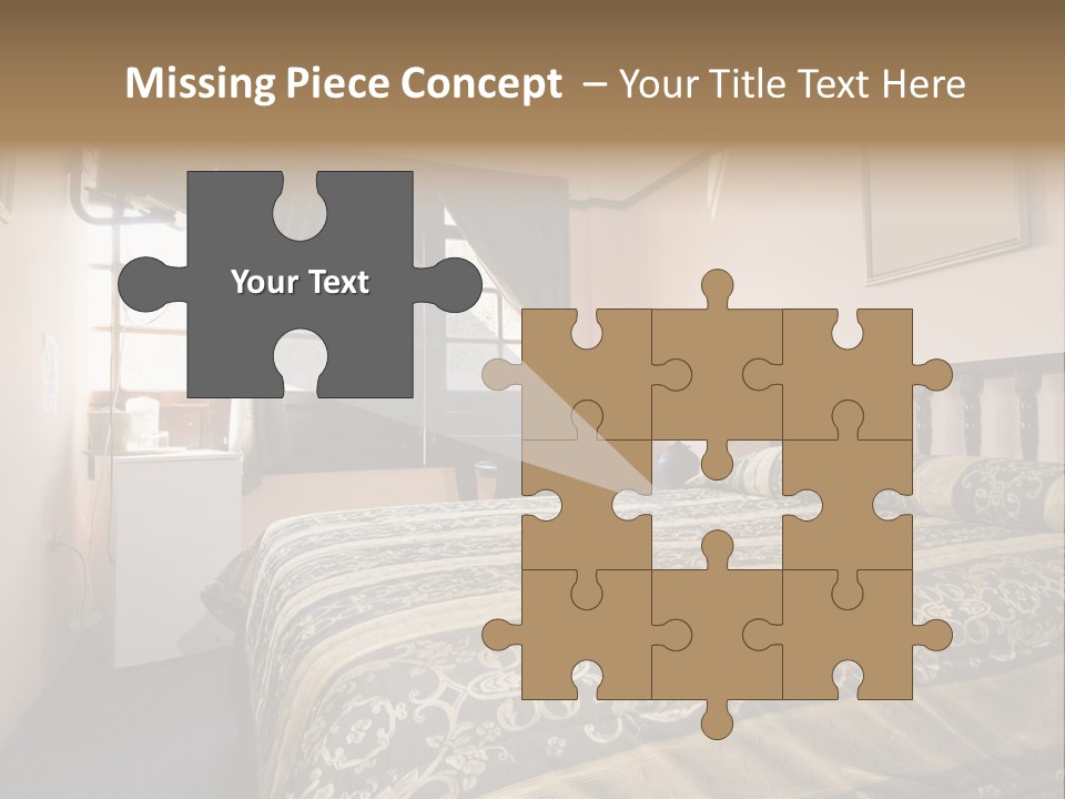 Native Hotel Room Dominican Republic Budget Simple PowerPoint Template