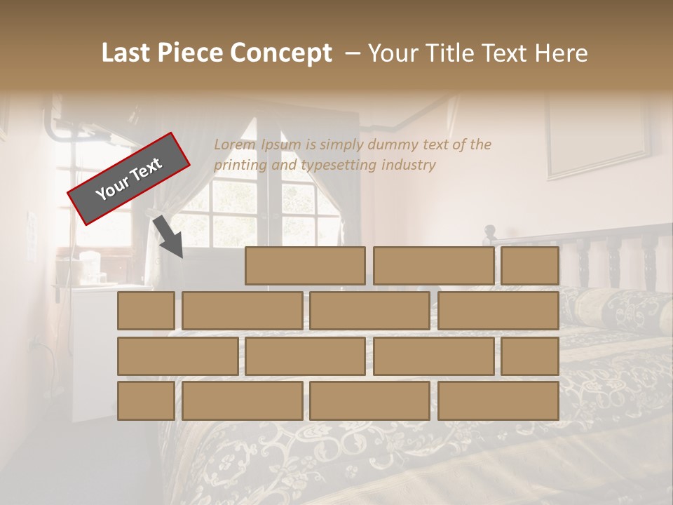 Native Hotel Room Dominican Republic Budget Simple PowerPoint Template