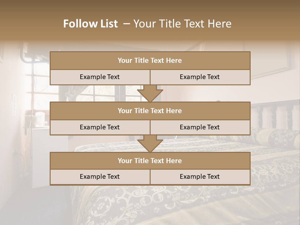 Native Hotel Room Dominican Republic Budget Simple PowerPoint Template