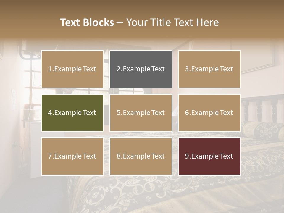 Native Hotel Room Dominican Republic Budget Simple PowerPoint Template