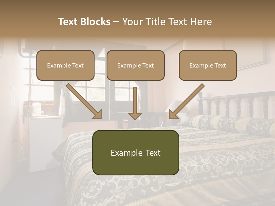 Native Hotel Room Dominican Republic Budget Simple PowerPoint Template