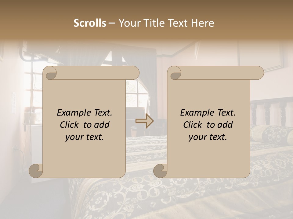 Native Hotel Room Dominican Republic Budget Simple PowerPoint Template