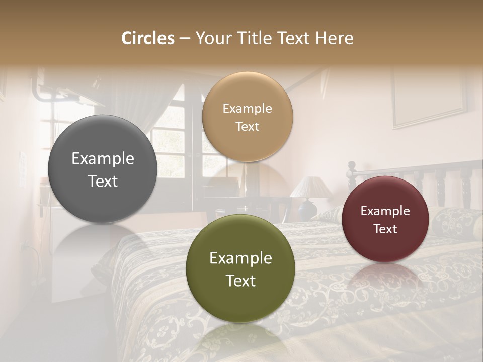 Native Hotel Room Dominican Republic Budget Simple PowerPoint Template