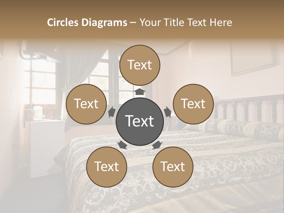 Native Hotel Room Dominican Republic Budget Simple PowerPoint Template