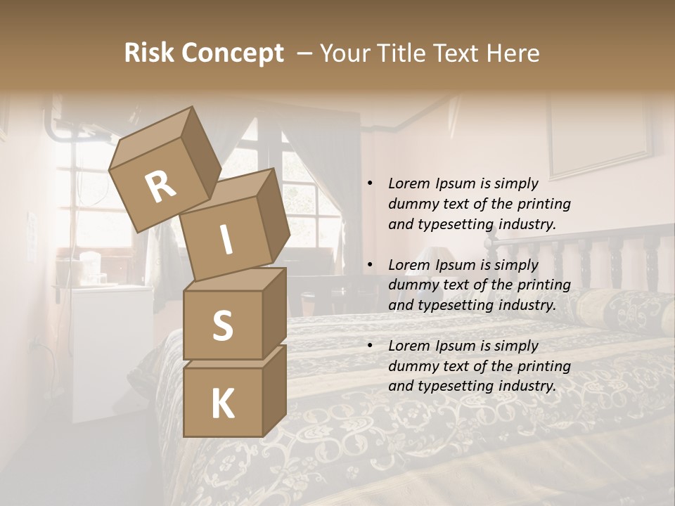 Native Hotel Room Dominican Republic Budget Simple PowerPoint Template