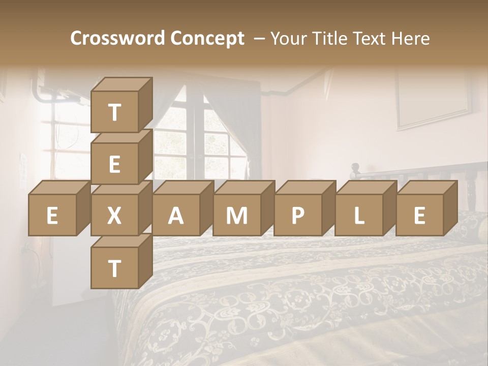 Native Hotel Room Dominican Republic Budget Simple PowerPoint Template