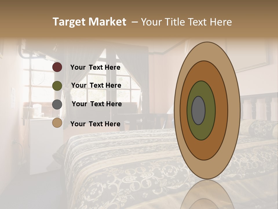 Native Hotel Room Dominican Republic Budget Simple PowerPoint Template