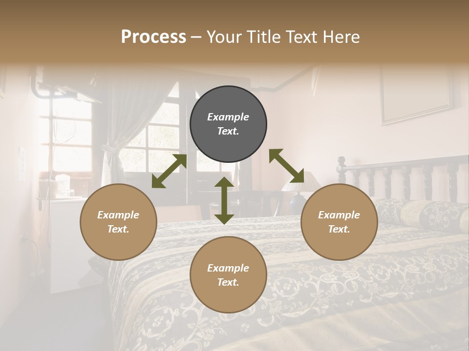 Native Hotel Room Dominican Republic Budget Simple PowerPoint Template