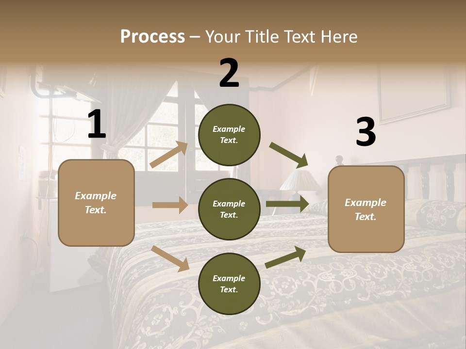 Native Hotel Room Dominican Republic Budget Simple PowerPoint Template