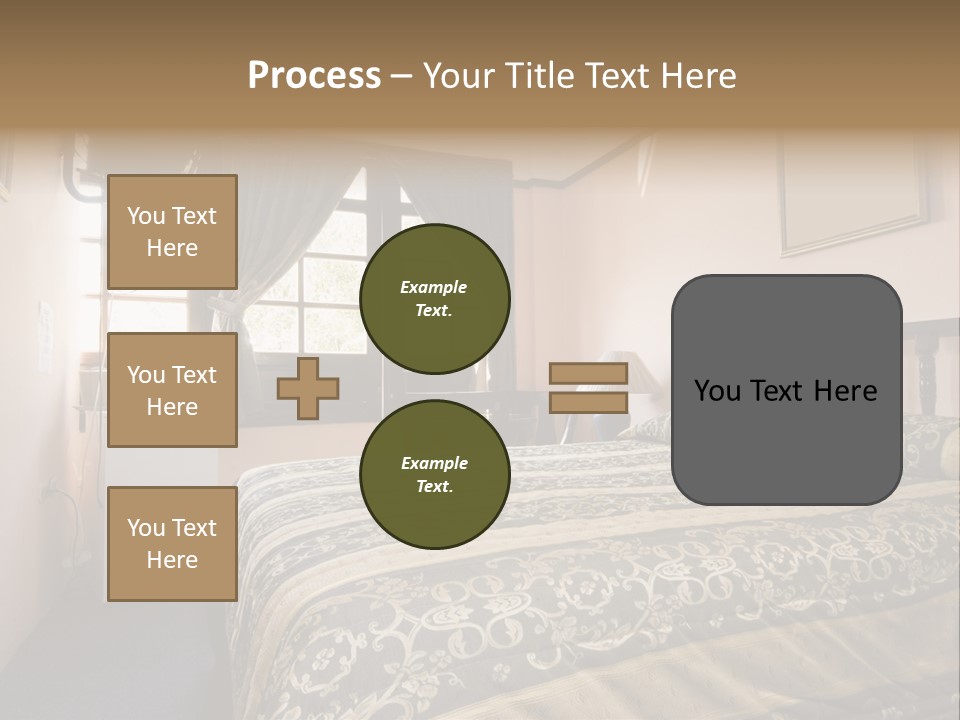 Native Hotel Room Dominican Republic Budget Simple PowerPoint Template