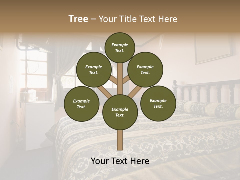 Native Hotel Room Dominican Republic Budget Simple PowerPoint Template